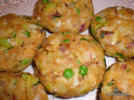 vegetables cutlets